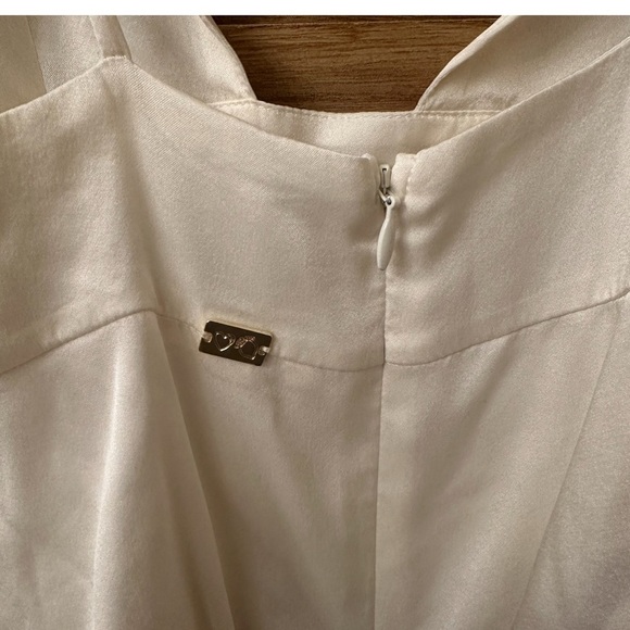 For Love & Lemons Plunging White Satin Bodysuit XS - Picture 5 of 7